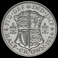 1934 George V Silver Half Crown Reverse