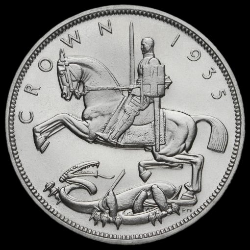 1935 George V Silver Jubilee Commemorative Issue Specimen Crown Reverse