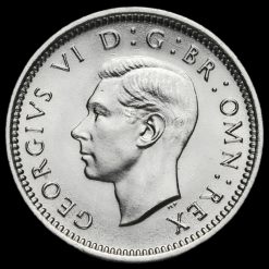1938 George VI Silver Threepence Obverse