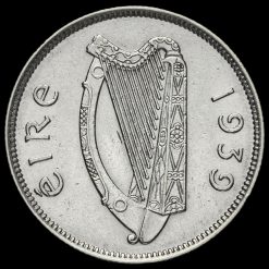 Ireland Éire1939 Silver Florin / Two Shilling Obverse