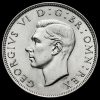 1940 George VI Silver Half Crown Obverse