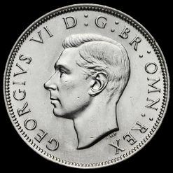 1940 George VI Silver Half Crown Obverse