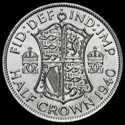 1940 George VI Silver Half Crown Reverse