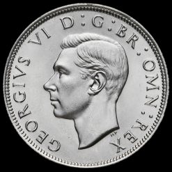 1940 George VI Silver Half Crown Obverse