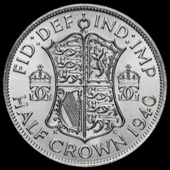 1940 George VI Silver Half Crown Reverse