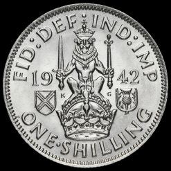 1942 George VI Silver Scottish Shilling Reverse