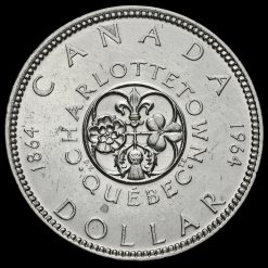Canada 1964 Elizabeth II Silver Dollar Reverse