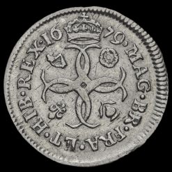 1679 Charles II Early Milled Silver Maundy Fourpence Reverse