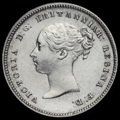 1874 Queen Victoria Silver Maundy Fourpence Obverse