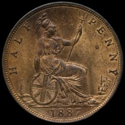 1887 Queen Victoria Halfpenny Reverse