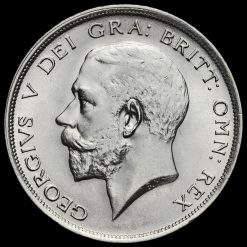 1919 George V Silver Half Crown Obverse