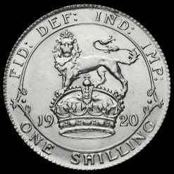 1920 George V Silver Shilling Reverse