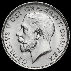 1924 George V Silver Sixpence Obverse