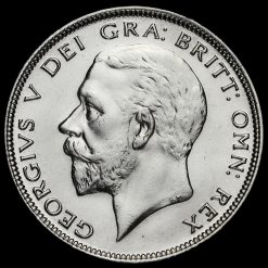 1931 George V Silver Half Crown Obverse