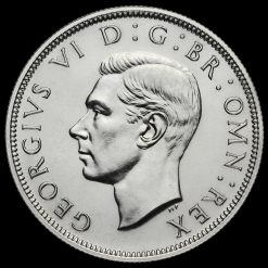 1937 George VI Silver Proof Half Crown Obverse
