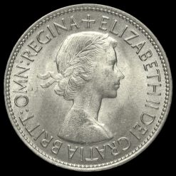 1953 Queen Elizabeth II Half Crown Obverse