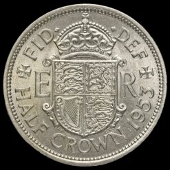 1953 Queen Elizabeth II Half Crown Reverse