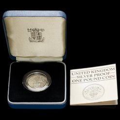 1984 Silver Proof £1 One Pound Coin