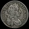 1683 Charles II Early Milled Silver Maundy Fourpence Obverse