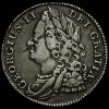 1743 George II Early Milled Silver Sixpence Obverse