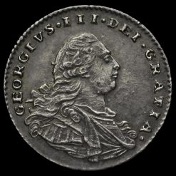 1800 George III Milled Silver Maundy Penny Obverse