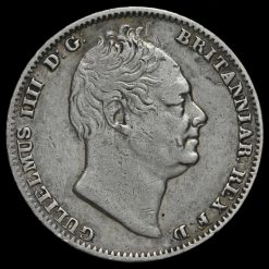 1833 William IV Milled Silver Maundy Fourpence Obverse