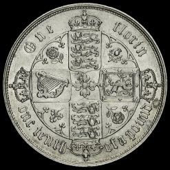 1853 Queen Victoria Gothic Florin Reverse