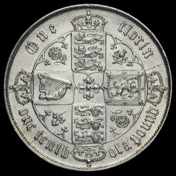 1872 Queen Victoria Gothic Florin Reverse