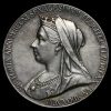 1897 Queen Victoria Official Diamond Jubilee Silver Medal Obverse