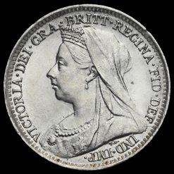 1898 Queen Victoria Silver Threepence Obverse
