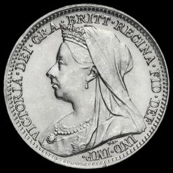 1901 Queen Victoria Silver Threepence Obverse