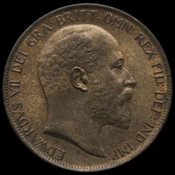 1902 Edward VII High Tide Penny Obverse