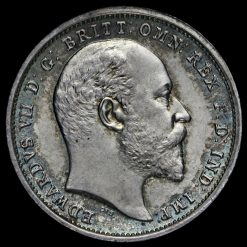 1902 Edward VII Silver Maundy Fourpence Obverse