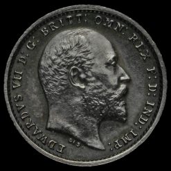 1904 Edward VII Silver Maundy Twopence Obverse