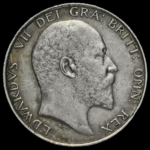 1904 Edward VII Silver Shilling Obverse