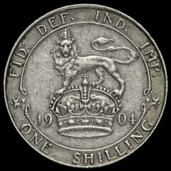 1904 Edward VII Silver Shilling Reverse