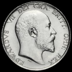 1907 Edward VII Silver Shilling Obverse