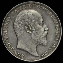 1910 Edward VII Silver Sixpence Obverse