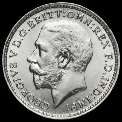 1916 George V Silver Threepence Obverse