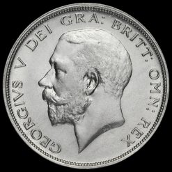 1920 George V Silver Half Crown Obverse