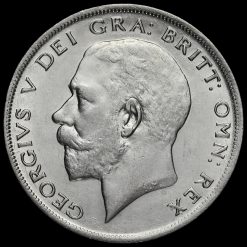 1922 George V Silver Half Crown Obverse