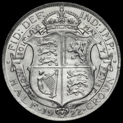1922 George V Silver Half Crown Reverse