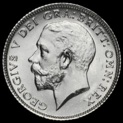 1924 George V Silver Sixpence Obverse
