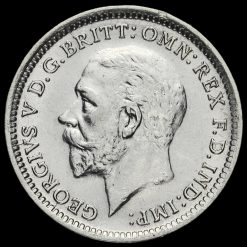1926 George V Silver Threepence Obverse