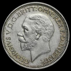 1928 George V Silver Maundy Fourpence Obverse