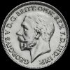 1929 George V Silver Sixpence Obverse