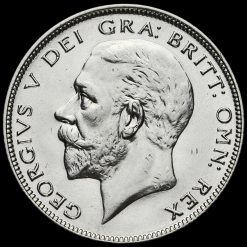1933 George V Silver Half Crown Obverse