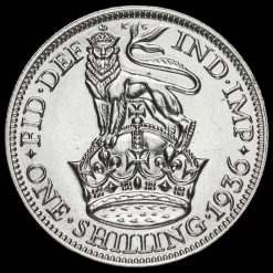 1936 George V Silver Shilling Reverse