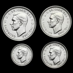 1937 George VI Silver Proof Maundy Set Obverse