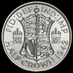 1942 George VI Silver Half Crown Reverse